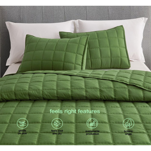 Chezmoi Collection Tencel Modal Bedding Collection TENCEL Quilt Set